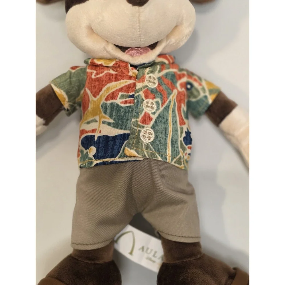 Disney Plush Mickey Mouse Aulani Resort Spa - Brown - Limited Edition 11